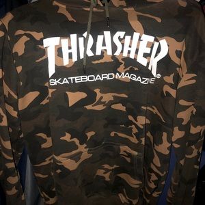 Thrasher Camouflage Hoodie